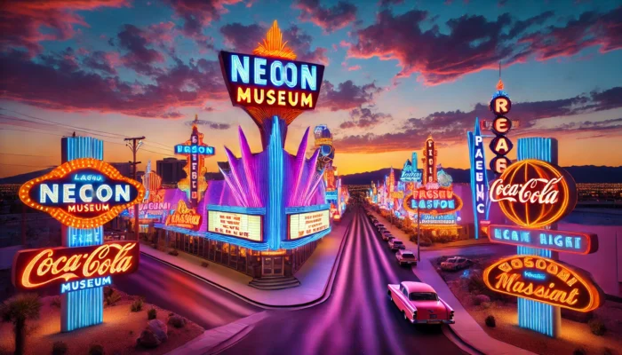 alt= "Neon Museum in the Arts District"