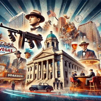 alt= "The essence of the Mob Museum, Las Vegas"