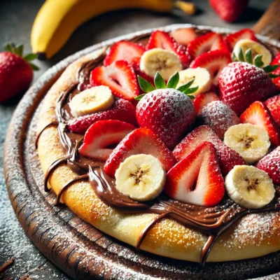 alt= "Dessert pizza in Las Vegas"