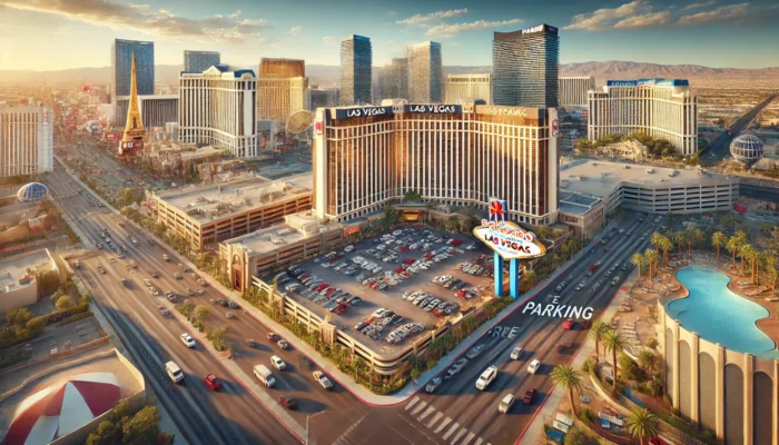 alt= "Las Vegas hotels with free parking on the Strip"