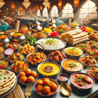 alt= "Indian food buffet in Las Vegas"