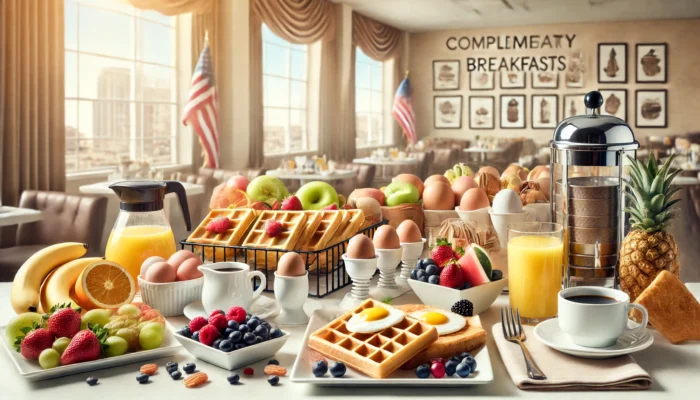 alt= :What to expect from free hotel breakfasts"