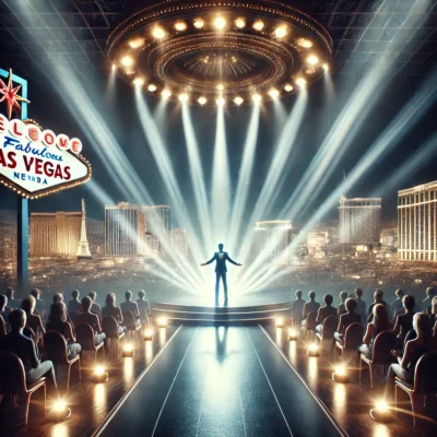 alt= "T-Mobile arena, one of the best live music venues in Las Vegas"