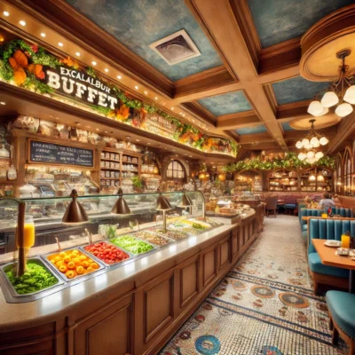 alt= "Excalibur Buffet, Las Vegas"