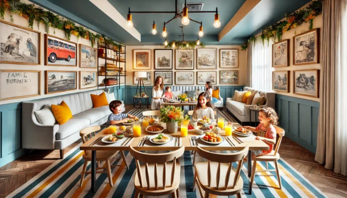 alt= "A family-friendly private dining room in Las Vegas"