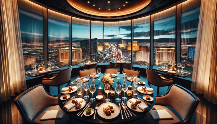 alt= 'Fine dining at one of the best restaurants with a view in las Vegas"