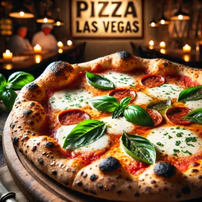 alt= "Fresh pizza at the best Italian restaurants in Las Vegas"