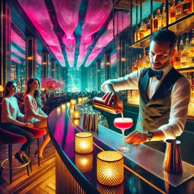 alt= "Inside one of the best craft cocktail bars in Las Vegas"