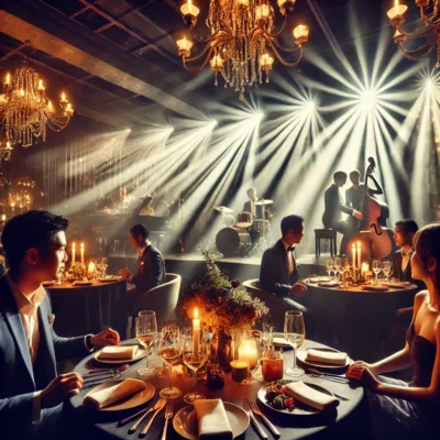 alt= "Live entertainment at the best restaurants for anniversaries in Las Vegas"