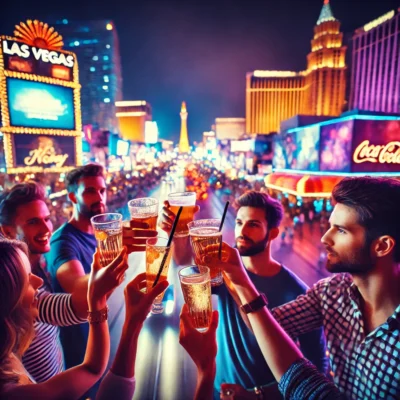 alt= "Guests at one of the best places to drink in Las Vegas"