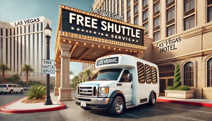 alt= "Las Vegas Hotels with free shuttle to airport"