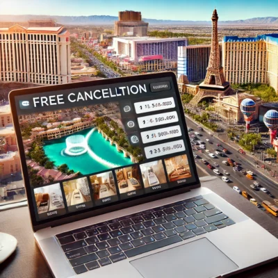 alt= "Tips for booking Las Vegas hotels with free cancellation"