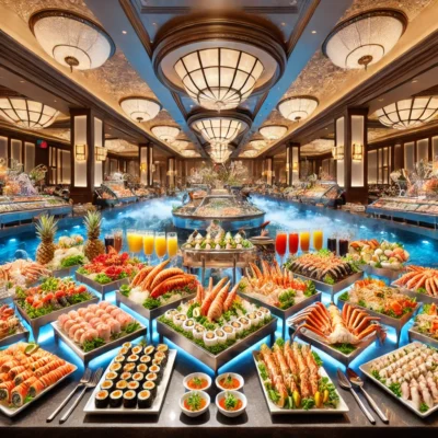 alt= "Seafood buffet in las Vegas"