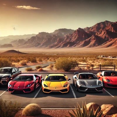 alt= "Different cars for race car experiences in Las Vegas"