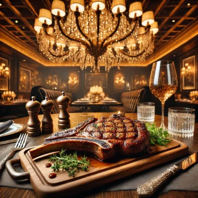 alt= "Inside the best places to eat in Las Vegas for steak"