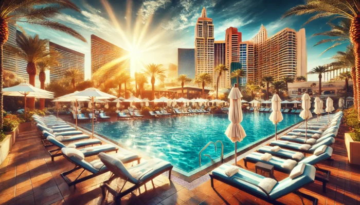 alt= "Enjoying the weather in las Vegas"