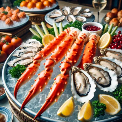 alt= "Bacchanal Seafood Buffet, Las Vegas"