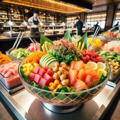 alt= "Seafood buffet, ARIA, Las Vegas"