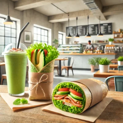 alt= "A quick vegetarian meal"