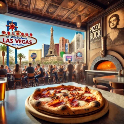 alt= "Inside one of the best places for late-night pizza in Las Vegas"