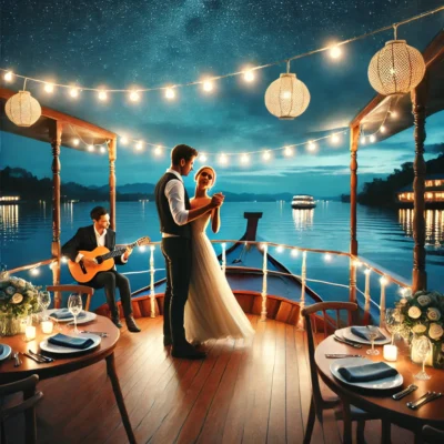 alt= "Dinner an dancing on romantic dinner cruises in Las Vegas"