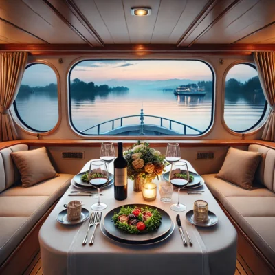alt= "Dining on romantic dinner cruises in las Vegas"