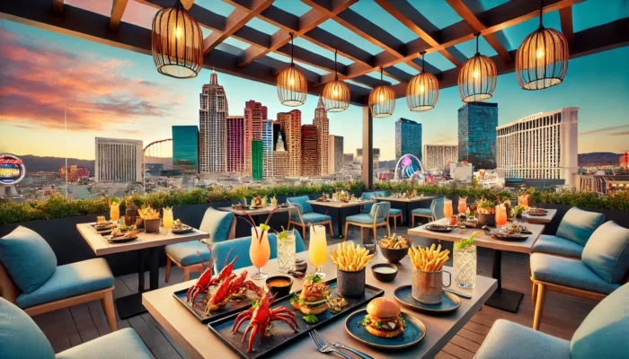 alt= "One of the best rooftop bars in Las Vegas for dining"