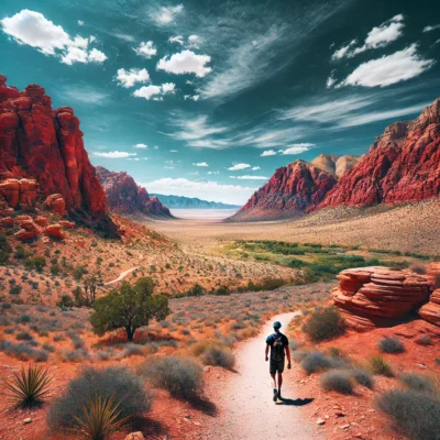 alt= "Las Vegas hiking trails for beginners at Red Rock Canyon"