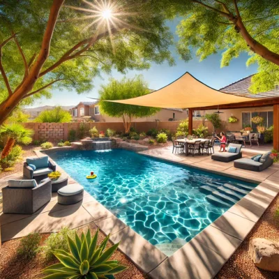 alt= "affordable private pool rental in Las Vegas"