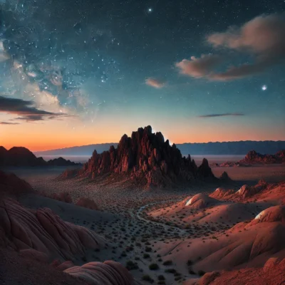 alt= "The desert near Las Vegas"