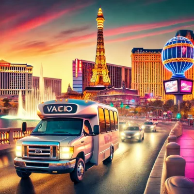 alt= "Destinations served by Las Vegas airport shuttle services"