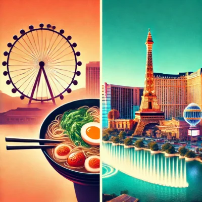 alt= "Enjoying ramen with other Las Vegas activities"