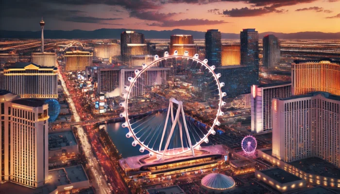 alt= "High Roller Observation Wheel, Las Vegas"