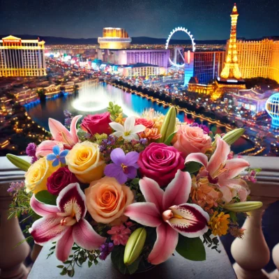 alt= "A bouquet from one of the best flower delivery services in Las Vegas"