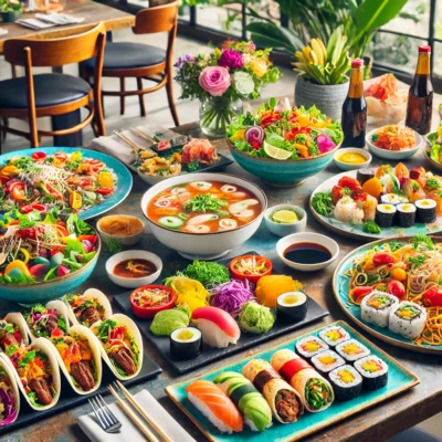 alt= "International dining in Las Vegas"