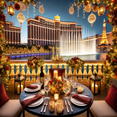 alt= "Fine dining in the holiday season, Las Vegas"