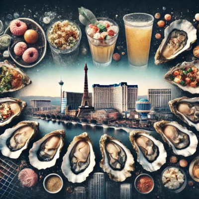 alt= "Dishes in the best places for oysters in Las Vegas"