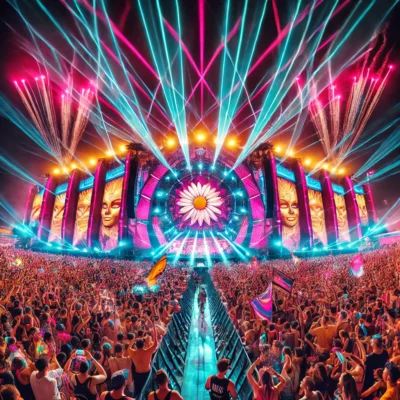 alt= "Electric Daisy Carnival, Las Vegas"