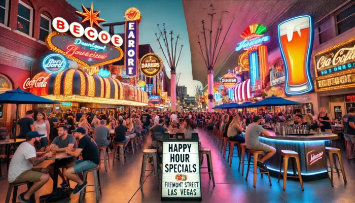 alt= "Fremont Street, downtown Las Vegas"