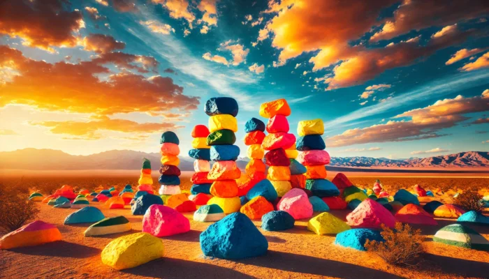 alt= "Seven Magic Mountains Las Vegas"