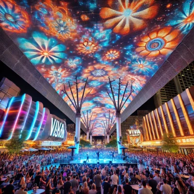 alt= Viva Vision, Downtown Las Vegas"