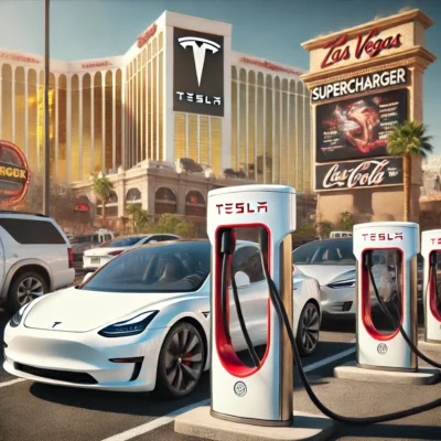 alt= "Electric vehicle charging points in Las Vegas"