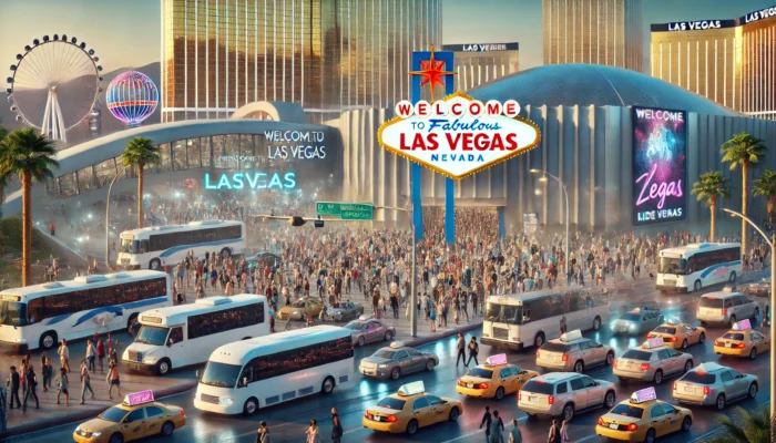 alt= "Airport shuttles to major Las Vegas events"