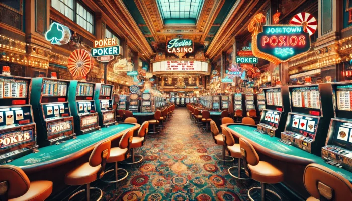 alt= "Inside a downtown Las Vegas casino"