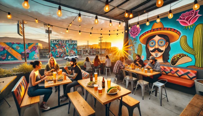 alt= "Inside Tacotarian, Downtown Las Vegas"