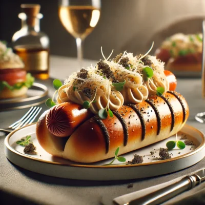alt= "Gourmet hot dogs in Las Vegas"