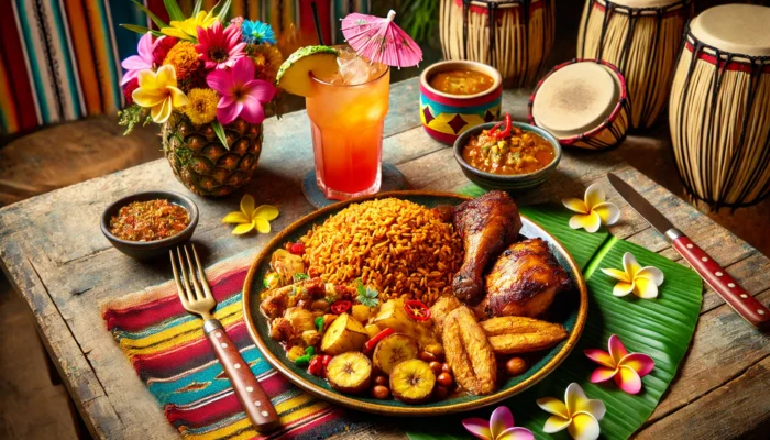 alt= "African and Caribbean cuisine in Las Vegas"