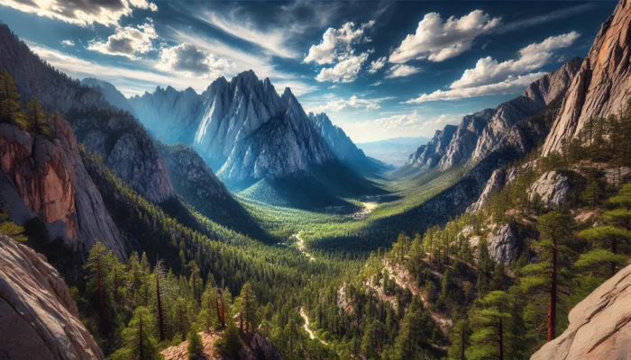 alt= "Scenic overlook on Mount Charleston"