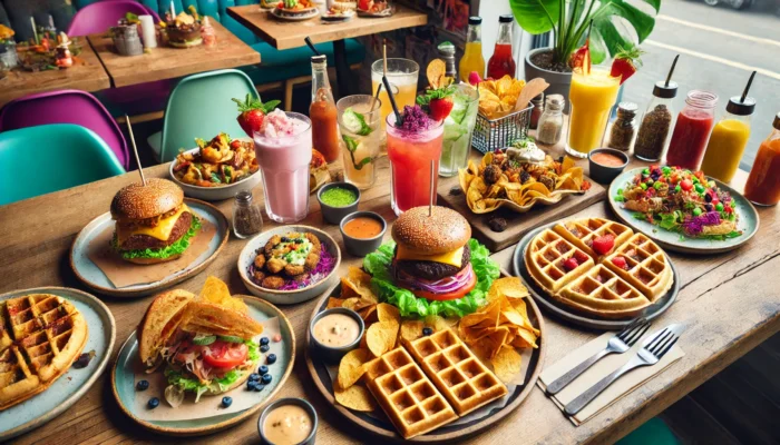 alt= "Dining at the Modern Vegan Restaurant, Las Vegas"