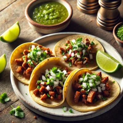 alt= "Mexican street tacos in Las Vegas"